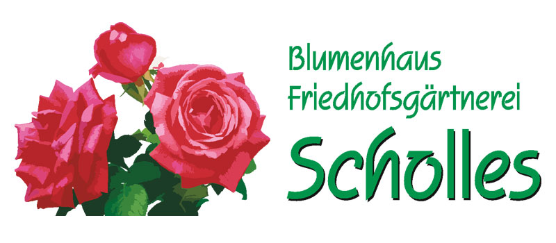 Blumenhaus und Friedhofsgärtnerei Scholles Logo Blumenhaus und Friedhofsgärtnerei Scholles Logo